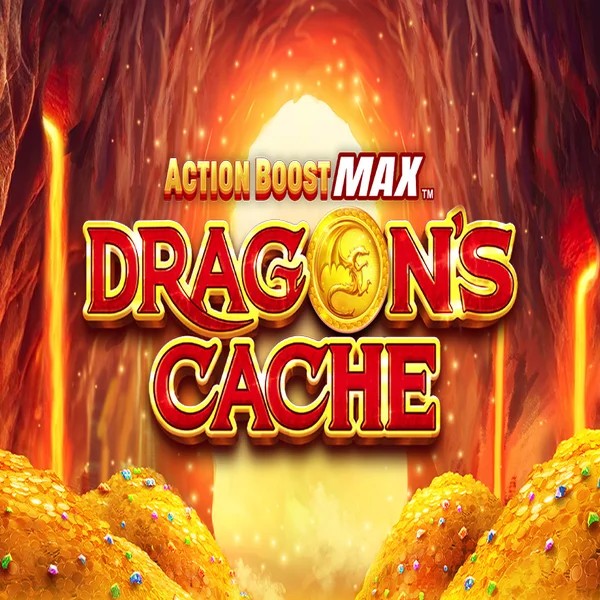 Try Action Boost Max Dragon's Cache slot by SpinPlay Games on slimkingg.com – logo image