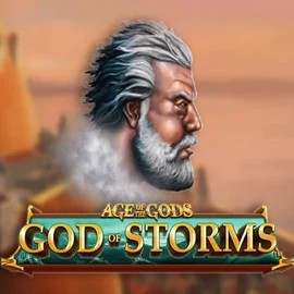 Age Of The Gods: God of Storms logo by Playtech at Slimking Casino