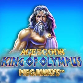 Age Of The Gods: King of Olympus Megaways online game logo by Origins on slimkingg.com