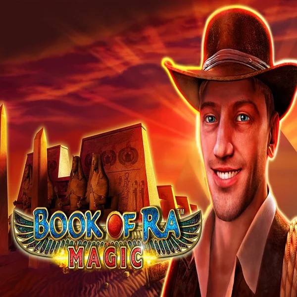 Book of Ra Magic logo by Greentube at Slimking Casino