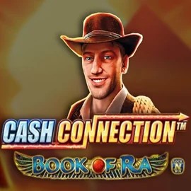 Cash Connection Book Of Ra online game logo by Novomatic on slimkingg.com