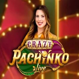 Crazy Pachinko logo by Evolution at Slimking Casino