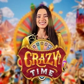 Crazy Time by Evolution, showcased at slimkingg.com – game logo