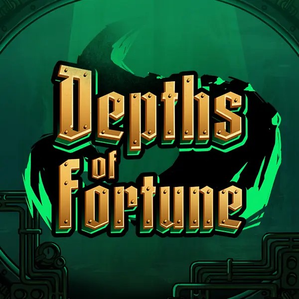 Depths of Fortune slot logo by AvatarUX Studios at Slimking Casino