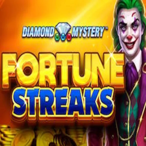 Diamond Mystery Fortune Streaks slot logo by Greentube at Slimking Casino
