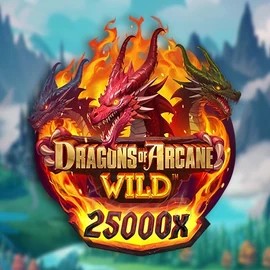 Dragons of Arcane Wild logo – Slots by Foxium at Slimking Casino