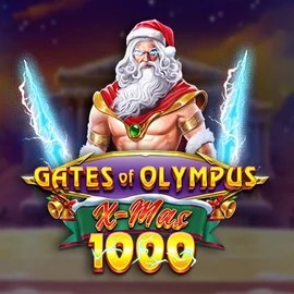 Official Slots logo: Gates of Olympus Xmas 1000 by Pragmatic Play at Slimking Casino