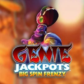 Jackpots logo of Genie Jackpots: Big Spin Frenzy from Blueprint Gaming at Slimking Casino