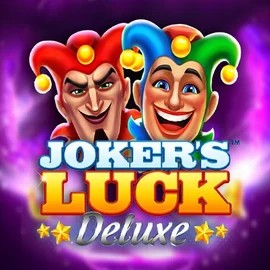 Jokers Luck Deluxe slot logo by Skywind Group at Slimking Casino