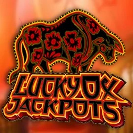 Lucky Ox Jackpots by Rival, showcased at slimkingg.com – game logo