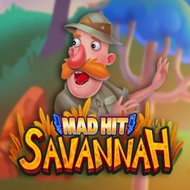 Official Slots logo: Mad Hit Savannah by RubyPlay at Slimking Casino