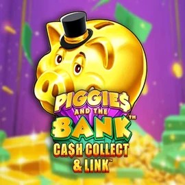 Slots logo of Piggies And The Bank Cash Collect & Link from Origins at Slimking Casino