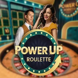 PowerUP Roulette slot logo by Pragmatic Play at Slimking Casino