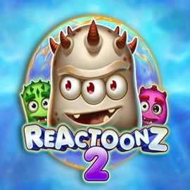 Reactoonz 2 game by Play'n GO – logo hosted on Slimking Casino