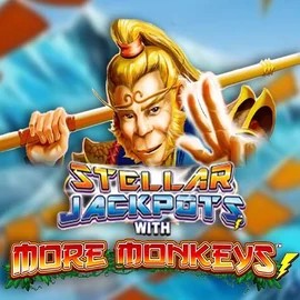 Play Stellar Jackpots with More Monkeys slot by Lightning Box Game on slimkingg.com