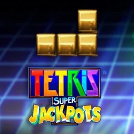 Tetris Super Jackpots logo – Jackpots by WMS at Slimking Casino