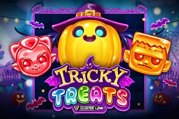 Tricky Treats casino game by Push Gaming – featured logo at Slimking Casino